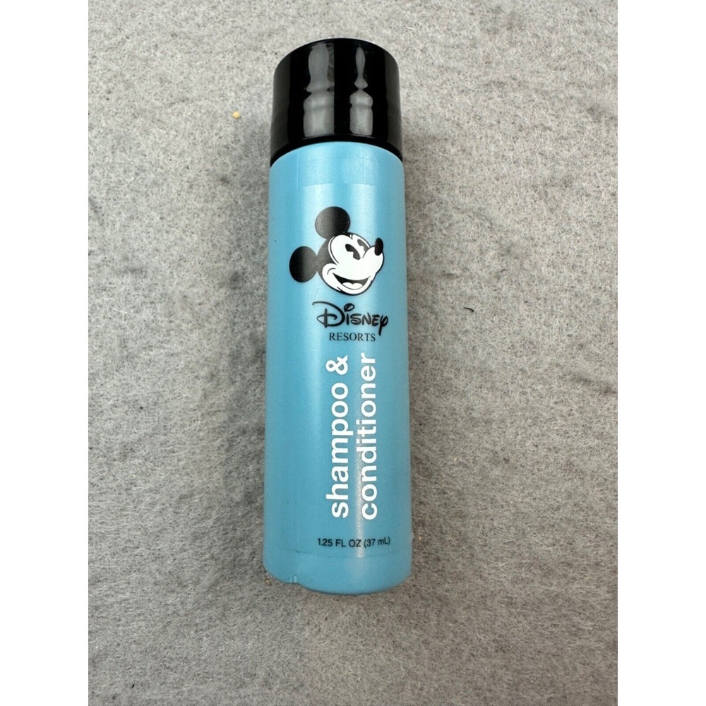DISNEY World Resort Shampoo & Conditioner Mickey Mouse Vintage Bottle 1.25 oz.